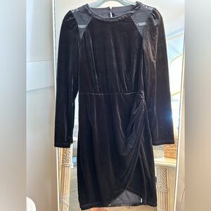 NEW Lace Velvet Long Sleeve Dress Wedding Guest Elegant Dress M